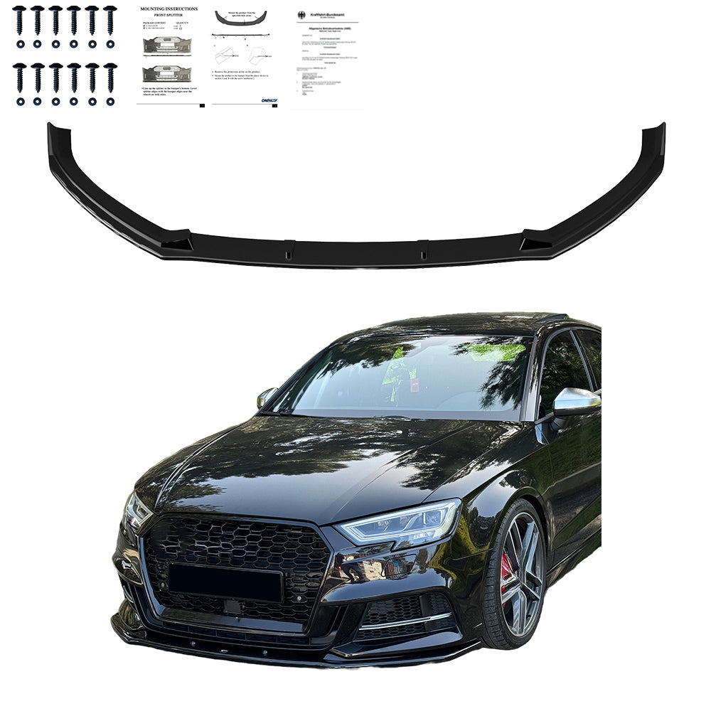 Front Splitter AUDI A3 Front Splitter AUDI A3