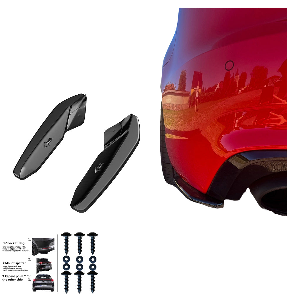 Rear Side Splitters AUDI RS3 Rear Side Splitters AUDI RS3