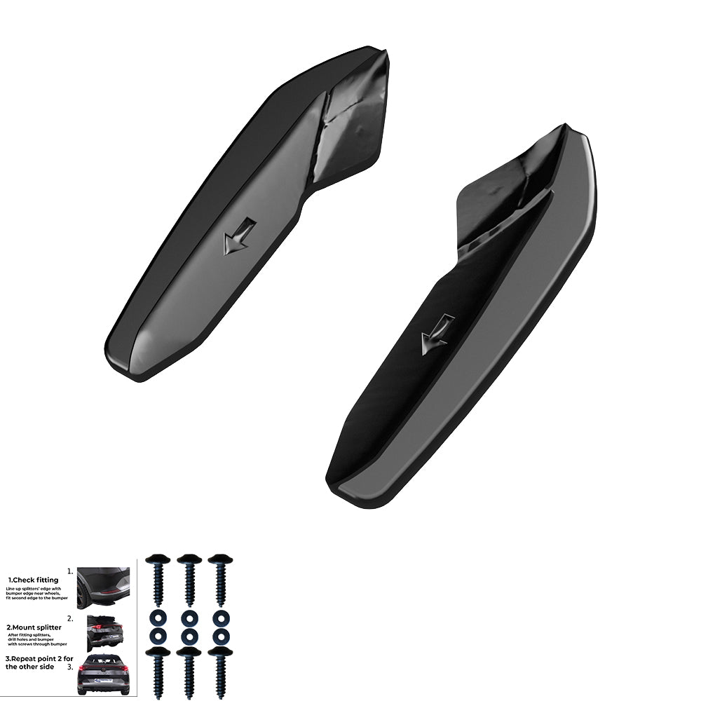 Rear Side Splitters AUDI RS3 Rear Side Splitters AUDI RS3