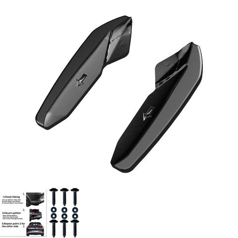 Rear Side Splitters AUDI RS3 Rear Side Splitters AUDI RS3