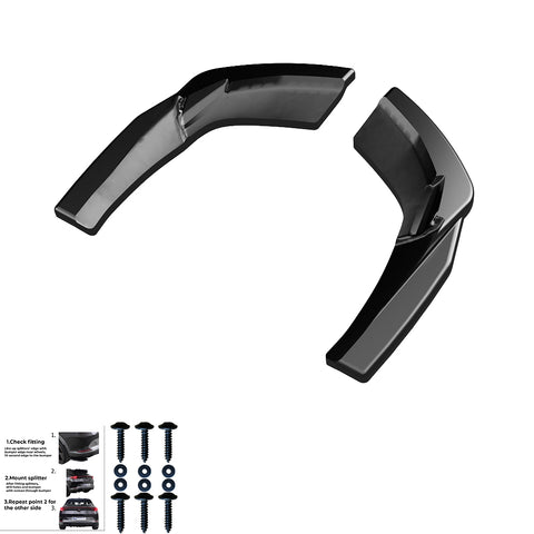 Rear Side Splitters AUDI S3 Rear Side Splitters AUDI S3