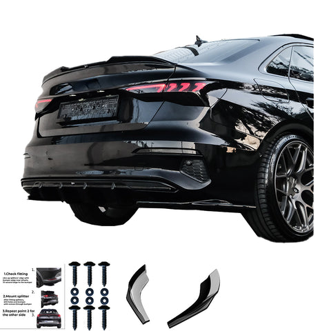 Rear Side Splitters AUDI A3 Rear Side Splitters AUDI A3