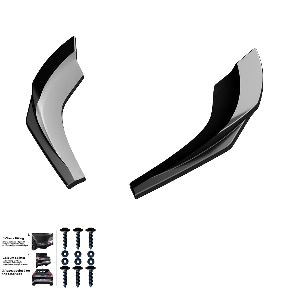 Rear Side Splitters AUDI A3 Rear Side Splitters AUDI A3