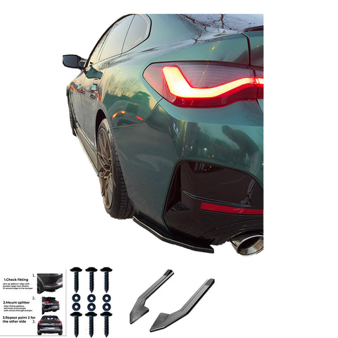 Rear Side Splitters BMW i4 Rear Side Splitters BMW i4