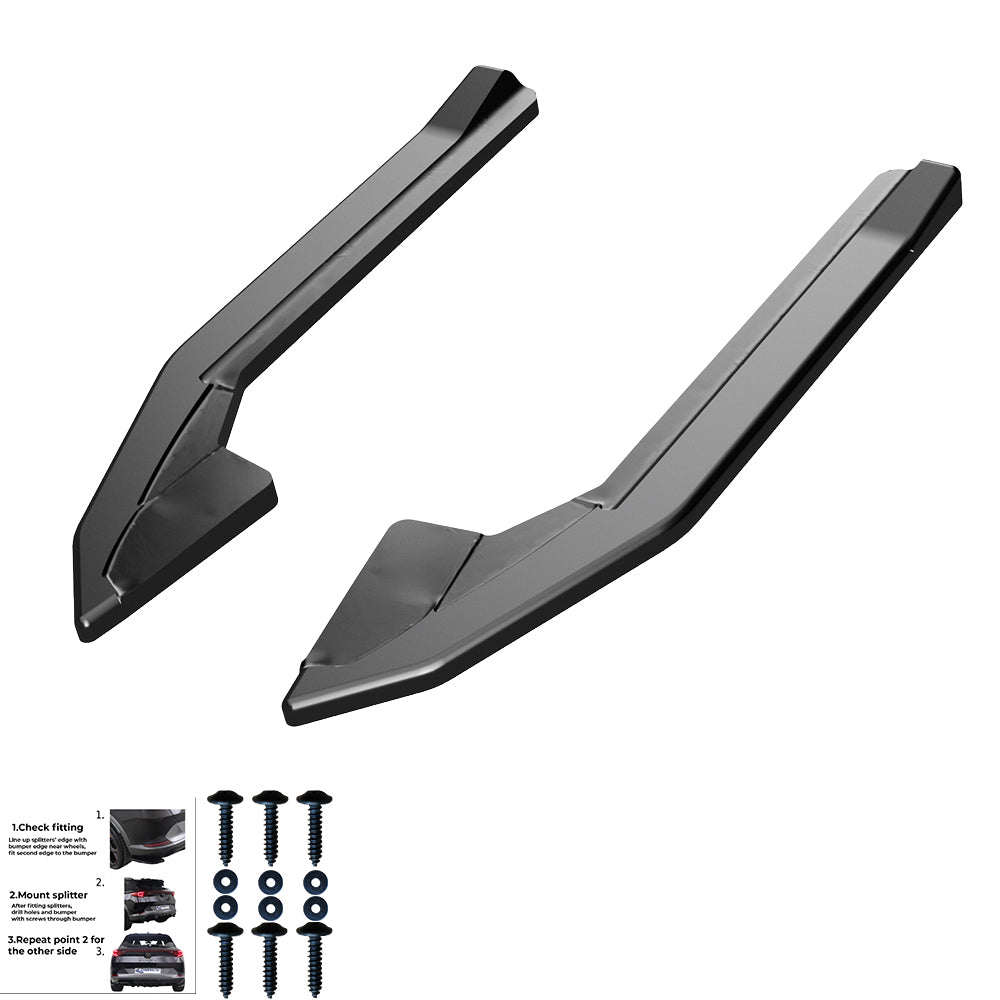 Rear Side Splitters BMW i4 Rear Side Splitters BMW i4