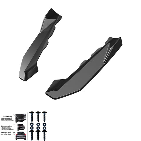 Rear Side Splitters BMW X1 Rear Side Splitters BMW X1