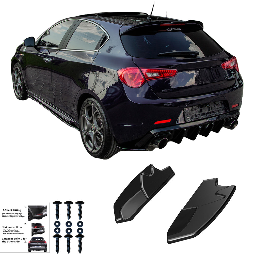 Rear Side Splitters ALFA ROMEO Giulietta Rear Side Splitters ALFA ROMEO Giulietta