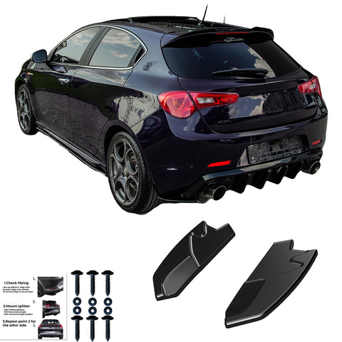 Rear Side Splitters ALFA ROMEO Giulietta Rear Side Splitters ALFA ROMEO Giulietta