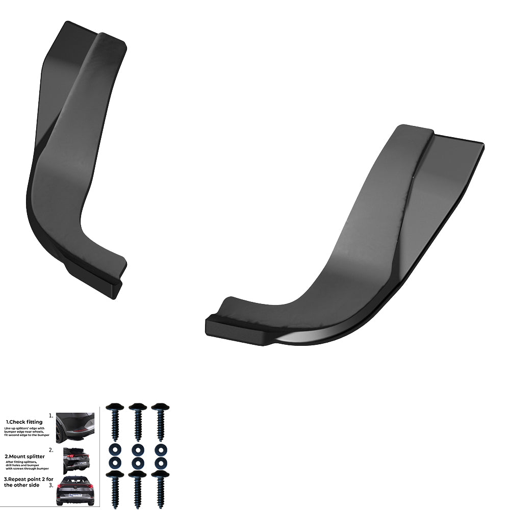 Rear Side Splitters HYUNDAI I20 Rear Side Splitters HYUNDAI I20