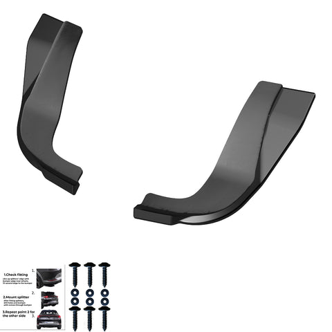 Rear Side Splitters HYUNDAI I20 Rear Side Splitters HYUNDAI I20