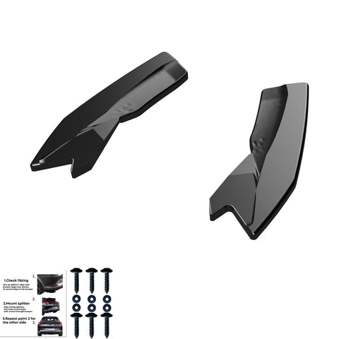 Rear Side Splitters AUDI RS3 Rear Side Splitters AUDI RS3