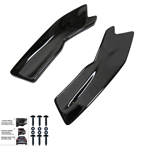 Rear Side Splitters AUDI RS3 Rear Side Splitters AUDI RS3