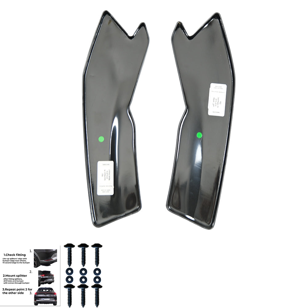 Rear Side Splitters AUDI RS3 Rear Side Splitters AUDI RS3