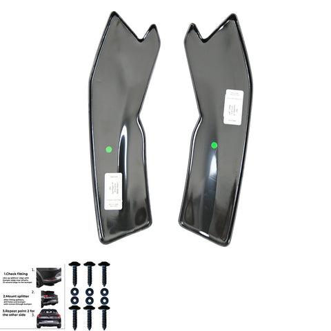 Rear Side Splitters AUDI RS3 Rear Side Splitters AUDI RS3