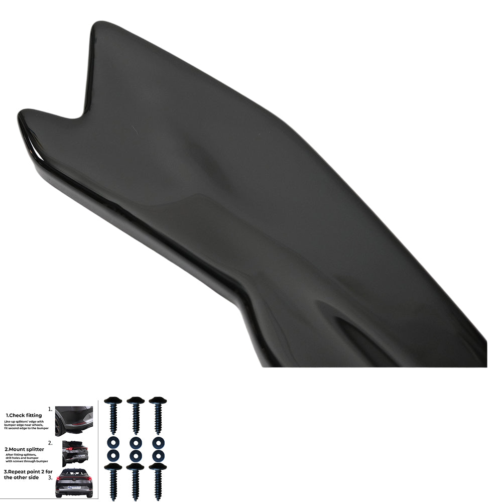 Rear Side Splitters AUDI RS3 Rear Side Splitters AUDI RS3