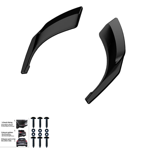 Rear Side Splitters VW VOLKSWAGEN Tiguan Rear Side Splitters VW VOLKSWAGEN Tiguan