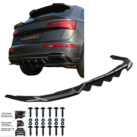 Rear Center Splitters AUDI Q5 Rear Center Splitters AUDI Q5