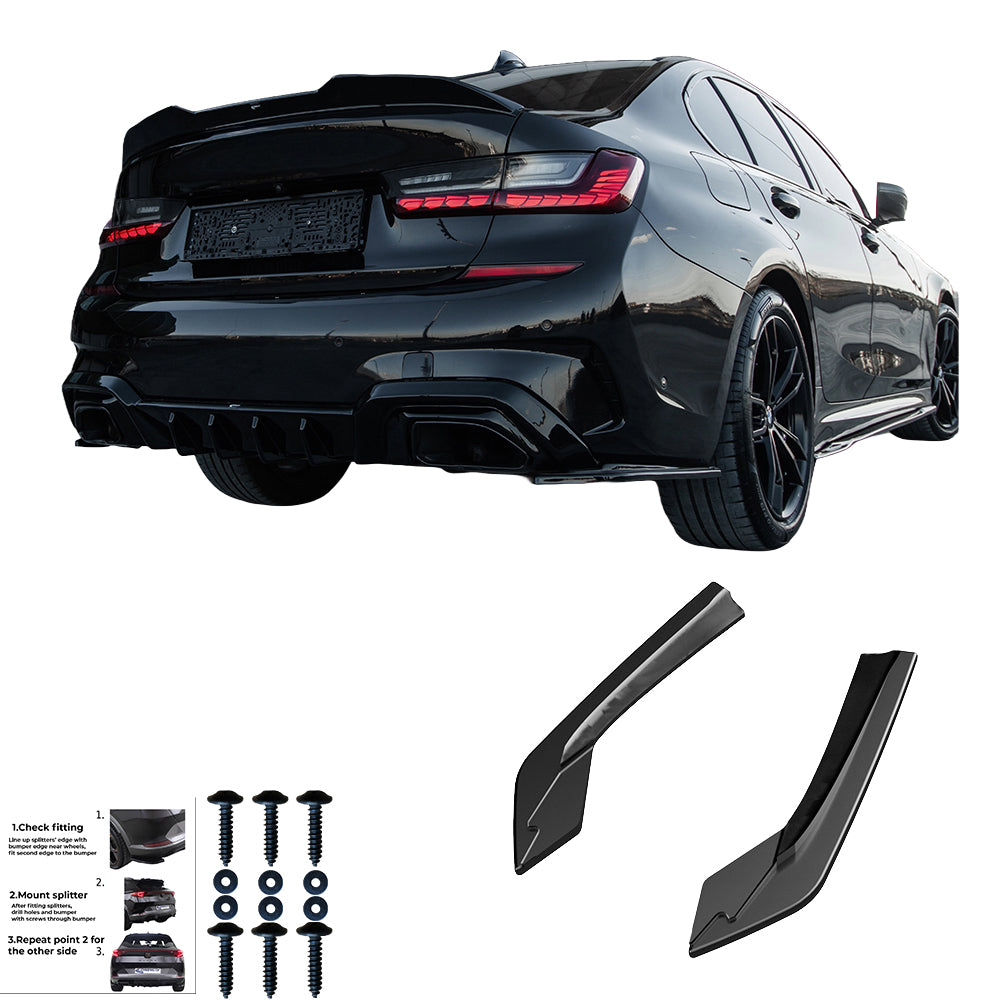 Rear Side Splitters BMW 3 Series Rear Side Splitters BMW 3 Series