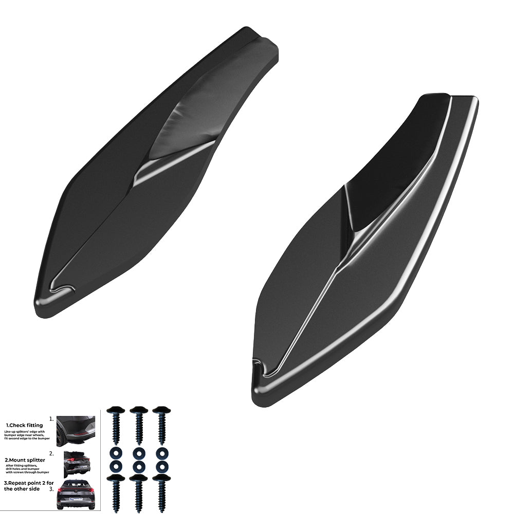 Rear Side Splitters AUDI S3 Rear Side Splitters AUDI S3