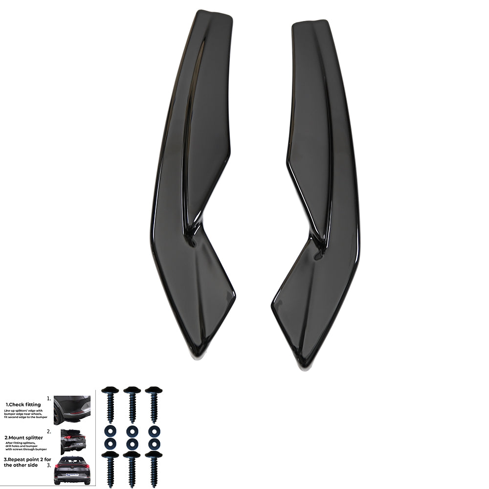 Rear Side Splitters AUDI S3 Rear Side Splitters AUDI S3