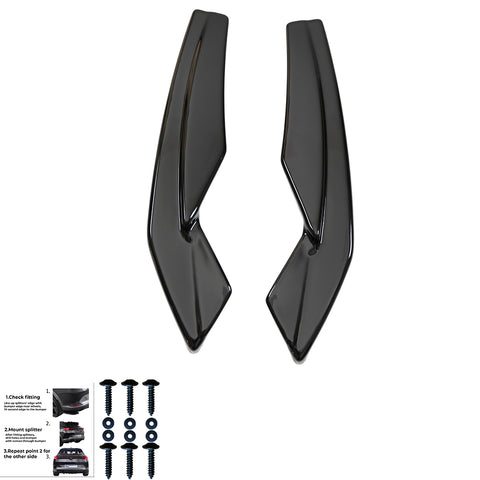 Rear Side Splitters AUDI S3 Rear Side Splitters AUDI S3