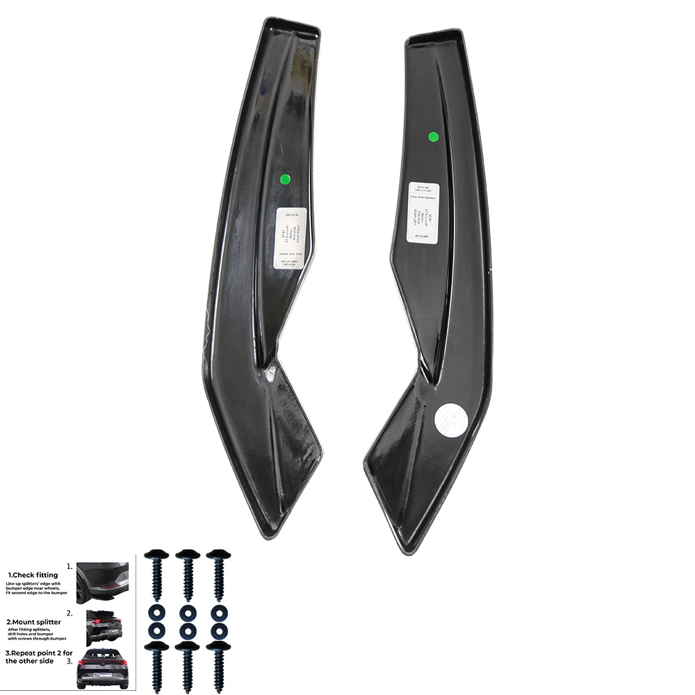 Rear Side Splitters AUDI S3 Rear Side Splitters AUDI S3