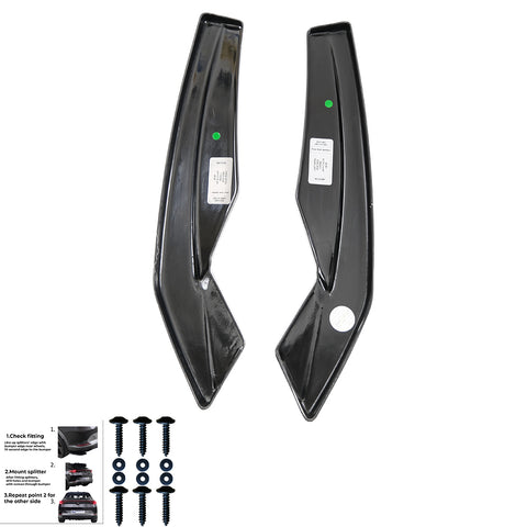 Rear Side Splitters AUDI S3 Rear Side Splitters AUDI S3
