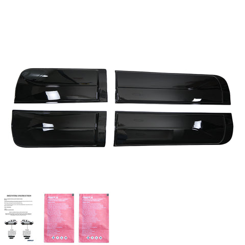 Body Cladding FORD Ranger T6-T7-T8 2012-2022  (Gloss Black)