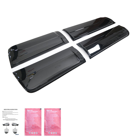 Body Cladding FORD Ranger T6-T7-T8 2012-2022  (Gloss Black)