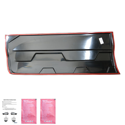 Body Cladding compatible with FORD Ranger T6-T7-T8 2012-2022 (Jumbo) Gloss Black