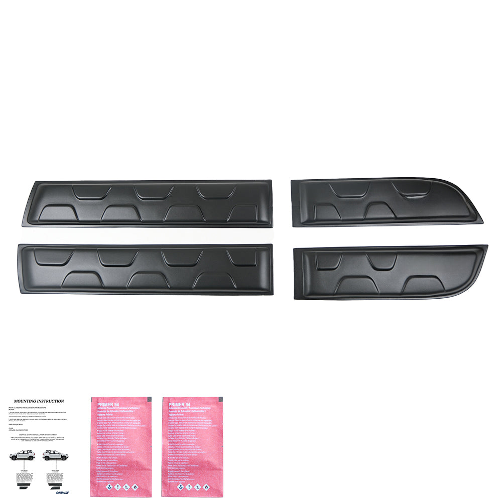 exclusivo Molduras de puertas Compatible con DACIA Duster Serie 1 2010-2017 (Todoterreno)