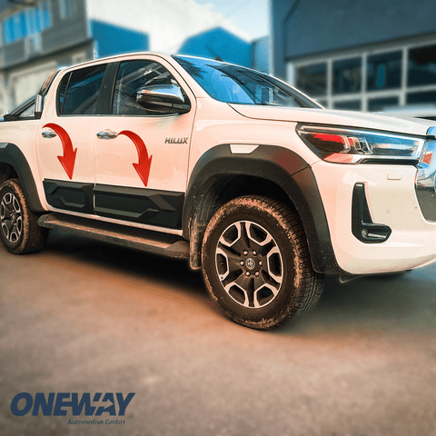 TOYOTA Hilux 8Th Generation 2015-2020 Body Cladding - ONEWAY Automotive GmbH