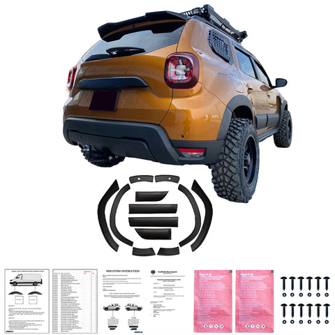 Body Kit compatible with DACIA Duster Series 2 2018+ Parkassist