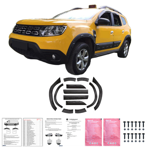 Body Kit compatible with DACIA Duster Series 2 2018+ Parkassist (Offroad) (w/o Duster Marking)