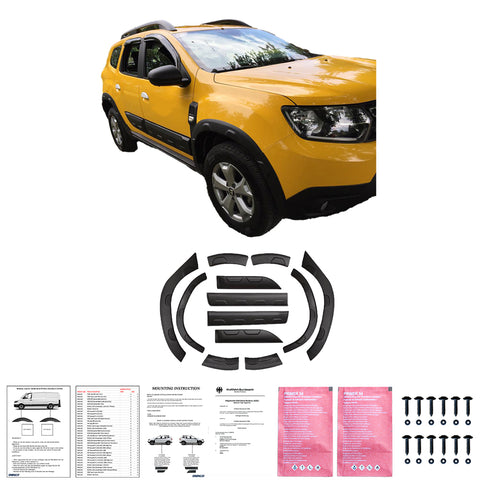 Body Kit compatible with DACIA Duster Series 2 2018+ Parkassist (Offroad) (w/o Duster Marking)