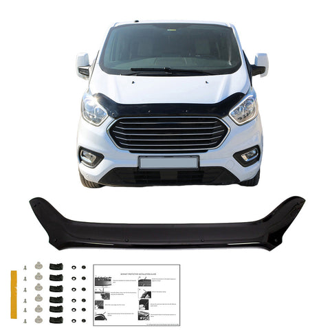 Bonnet Protector compatible with FORD Transit Custom MK1 Facelift 2018-2022