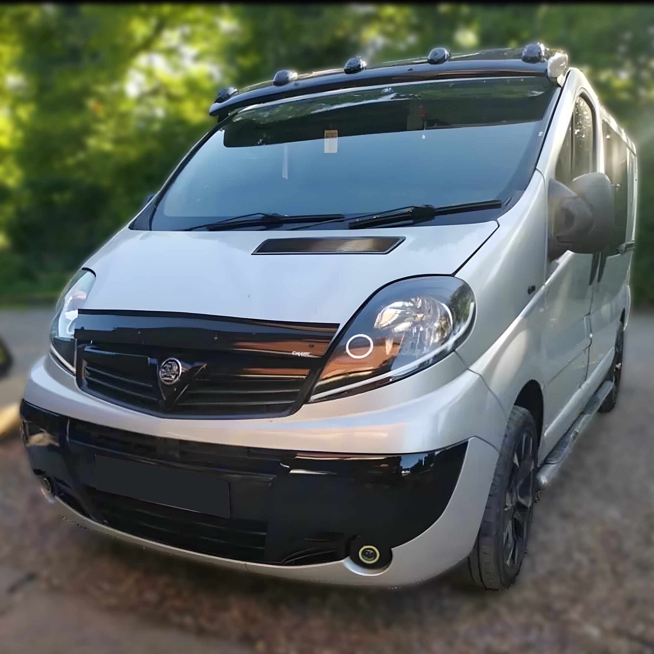 Bonnet Protector compatible with RENAULT Trafic-OPEL (VAUXHALL) Vivaro X83 2001-2014 - ONEWAY Automotive GmbH