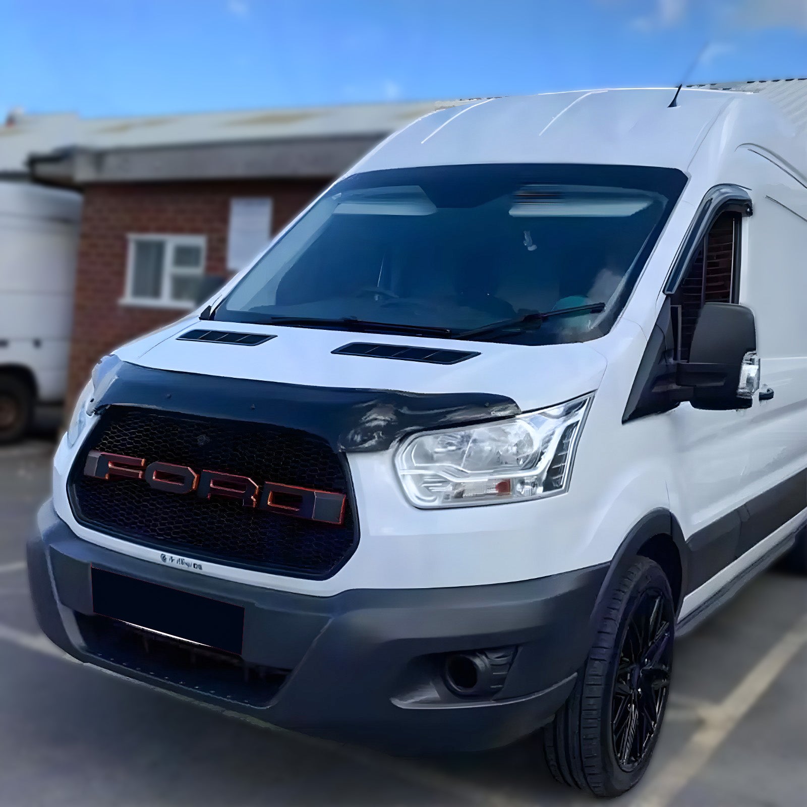 Bonnet Protector compatible with FORD Transit MK8 2014-2019 - ONEWAY Automotive GmbH