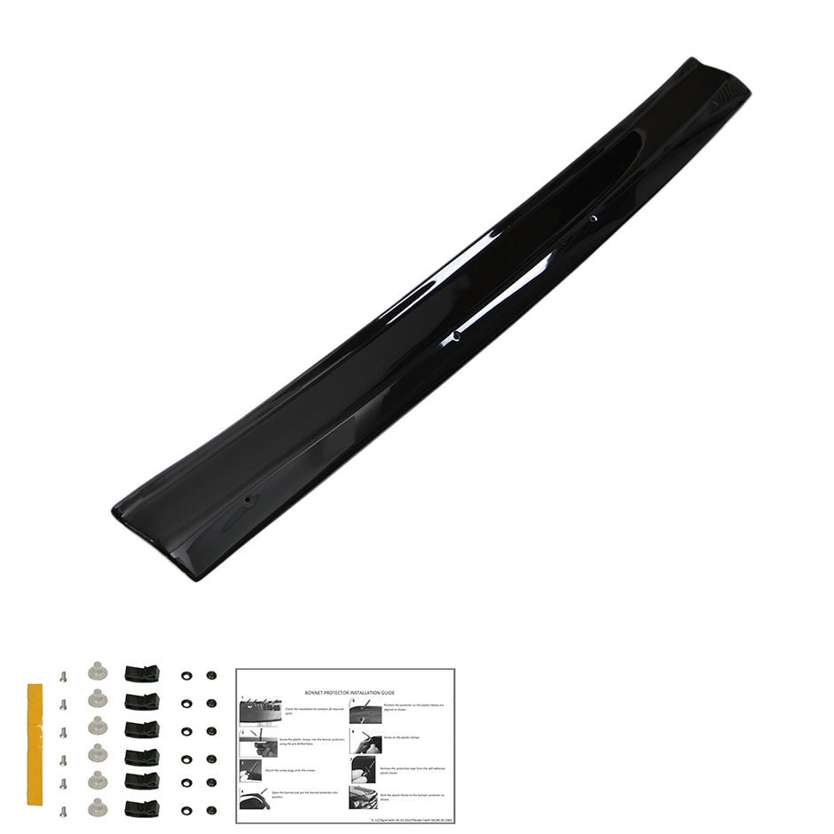 Oneway Protezione Cofano Nero Lucido Per Fiat Doblo 2a Gen Facelift 2015-2020 – ABS Di Qualità OEM