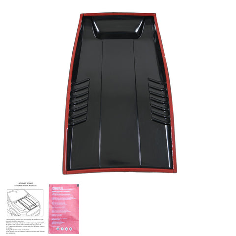 Bonnet Scoop FORD Ranger T7-T8 2015-2022 (Gloss Black)