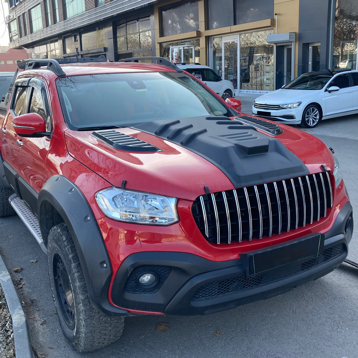 Motorhaubenhutze kompatibel mit MERCEDES X-Klasse W470 2017+