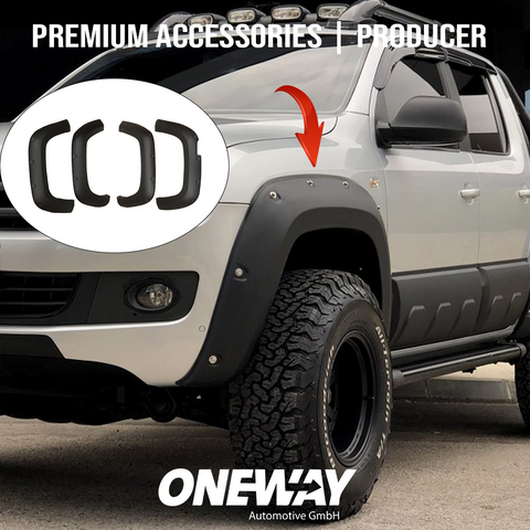 VW Volkswagen Amarok MK1 Facelift 2016-2023 Adblue Fender Flares - ONEWAY Automotive GmbH