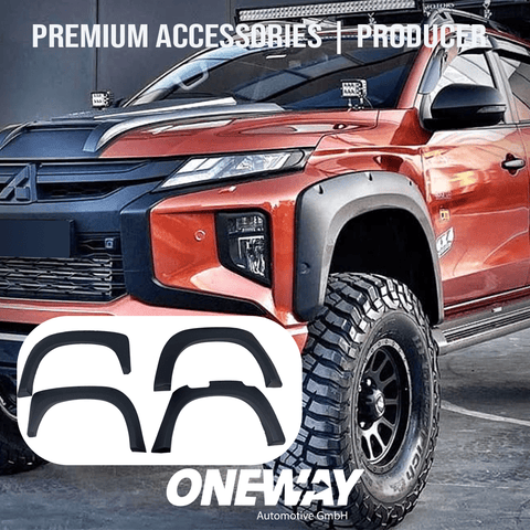 MITSUBISHI L200 Triton Series 6 2019+ Ad Blue Fender Flares - ONEWAY Automotive GmbH