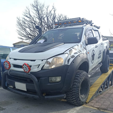 Fender Flares compatible with ISUZU D-Max Series 2 2012-2019 with ABE TÜV