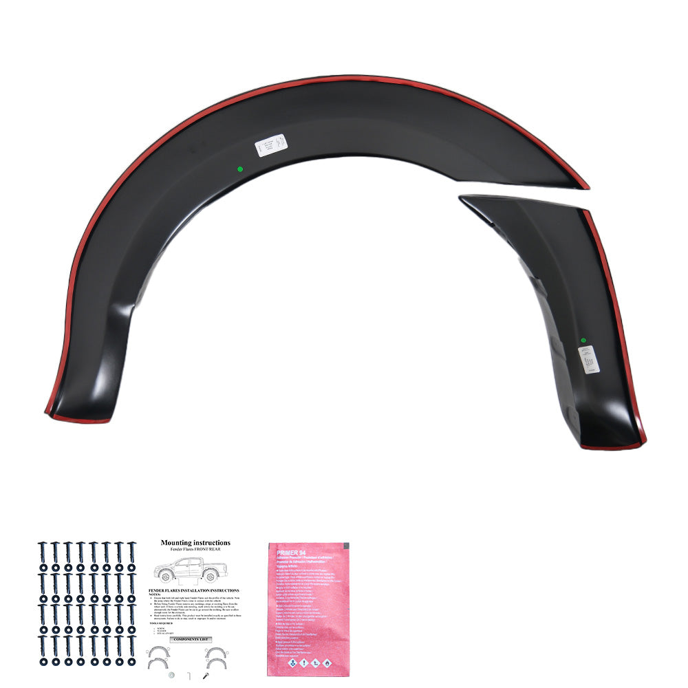 Fender Flares FORD Ranger T6/T7/T8 2012-2022 ( Taped ) without ABE TÜV