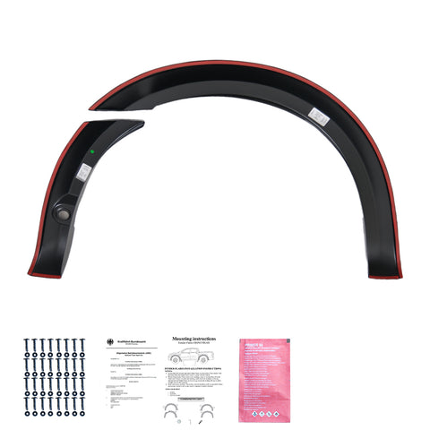 Fender Flares FORD Ranger T8 2019-2022 ( Taped Slim ) with ABE TÜV