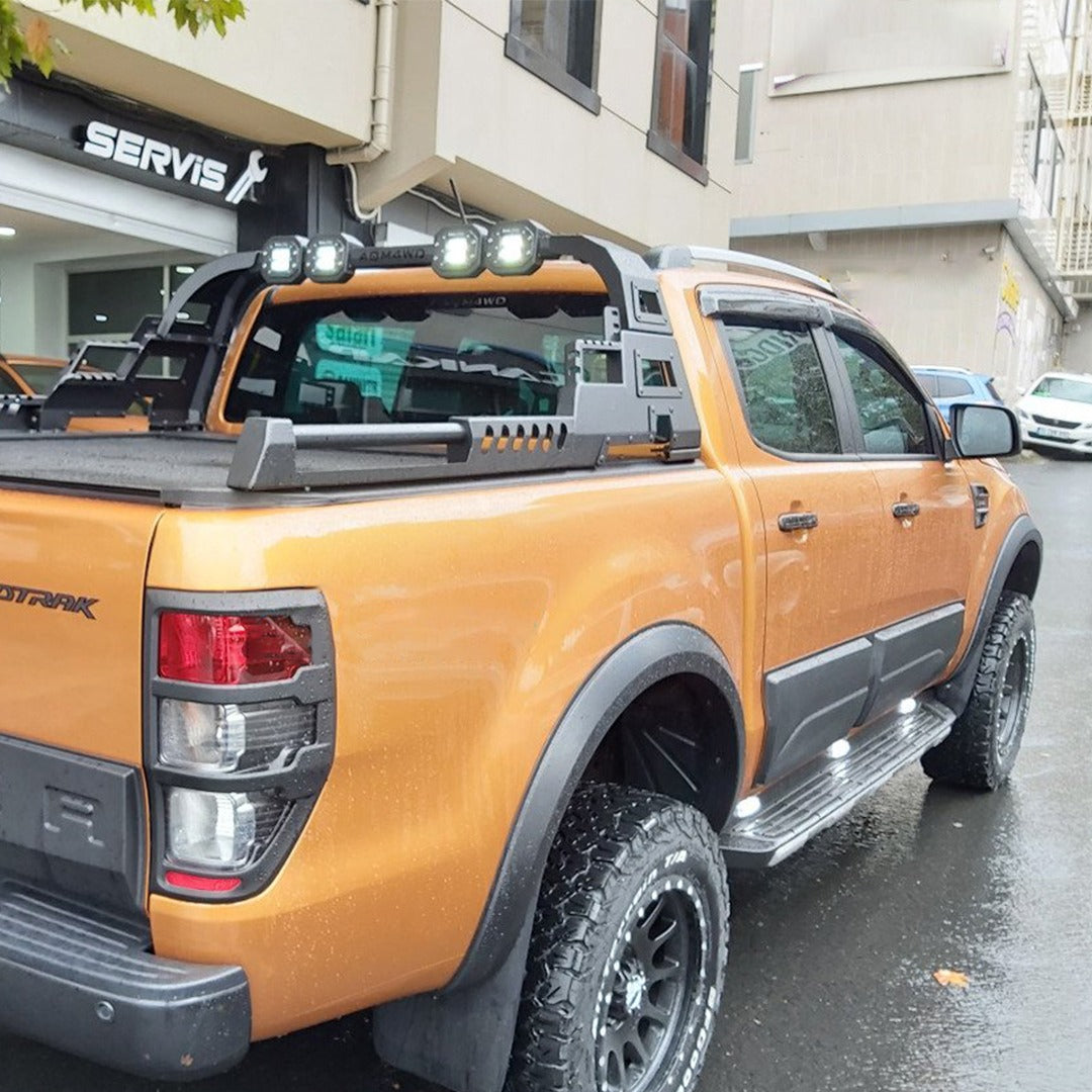 Kotflügelverbreiterungen FORD Ranger T6-T7 2012-2019 (mit Klebeband) mit ABE TÜV