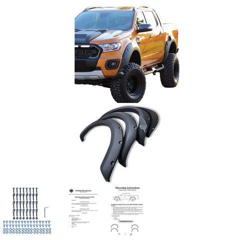 Fender Flares FORD Ranger T8 2019-2022 with ABE TÜV