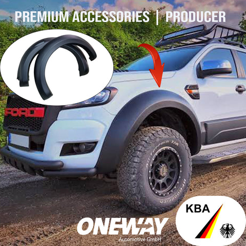 FORD Ranger T6-T7-T8 2012-2022 Jumbo Fender Flares with ABE - ONEWAY Automotive GmbH