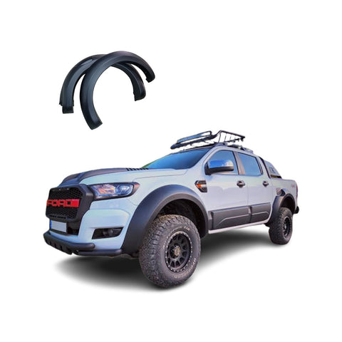 Fender Flares Jumbo compatible with FORD Ranger T6-T7-T8 2012-2022 with ABE TÜV - ONEWAY Automotive GmbH